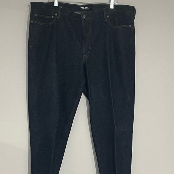 Lands' End Black Relaxed Jeans Full-Length Classic - Picture 5 of 7